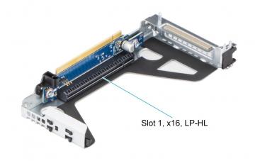 Bo mạch Dell PowerEdge R660xs 1x16 LP PCIE Riser R1A Board Kit - T2VX9